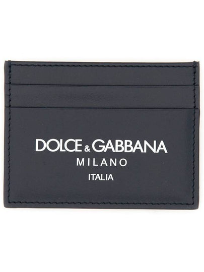 24 ss Logo Leather Card Holder Dolce GABBANA BP0330 AN244 HBII7 B0230981772 - DOLCE&GABBANA - BALAAN 2