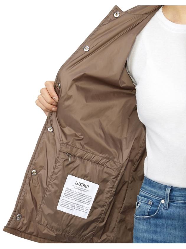 Como Quilted Jacket Brown - MAX MARA - BALAAN 10