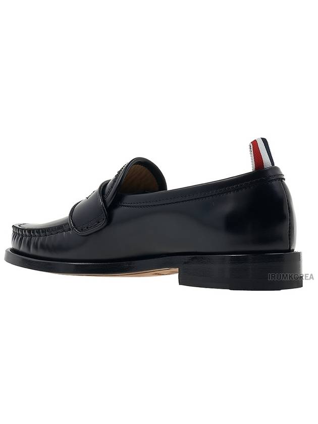 Leather Loafers Black - THOM BROWNE - BALAAN 4