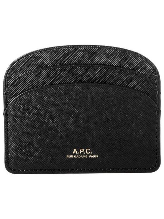 Demi Lune Card Wallet Black - A.P.C. - BALAAN 2