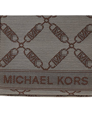 Gigi Extra Small Jacquard Tote Bag Natural - MICHAEL KORS - BALAAN 7