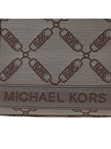 Gigi Extra Small Jacquard Tote Bag Natural - MICHAEL KORS - BALAAN 7