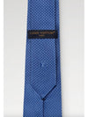 Men's Micro Damier Tie Blue - LOUIS VUITTON - BALAAN 5