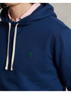 Embroidered Logo Pony Hoodie Blue - POLO RALPH LAUREN - BALAAN 3