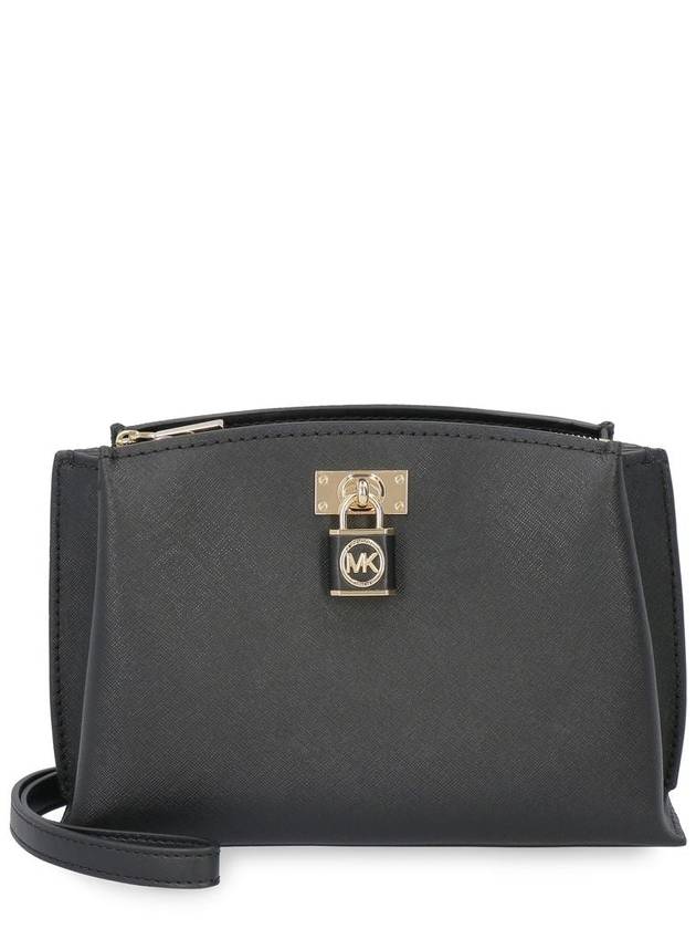 Ruby Saffiano Leather Message Bag Black - MICHAEL KORS - BALAAN 2