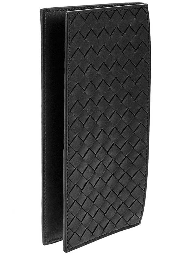 Intrecciato Continental Long Wallet Black - BOTTEGA VENETA - BALAAN 3