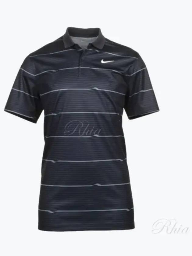 Golf Shoes Men's Golf Dry Fit Victory Ripple Polo FD5829 010 M NK DF VICTORY POLO RIPPLE - NIKE - BALAAN 2