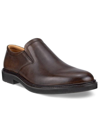 Metropole London Leather Dress Shoes Slip-On Brown - ECCO - BALAAN 2