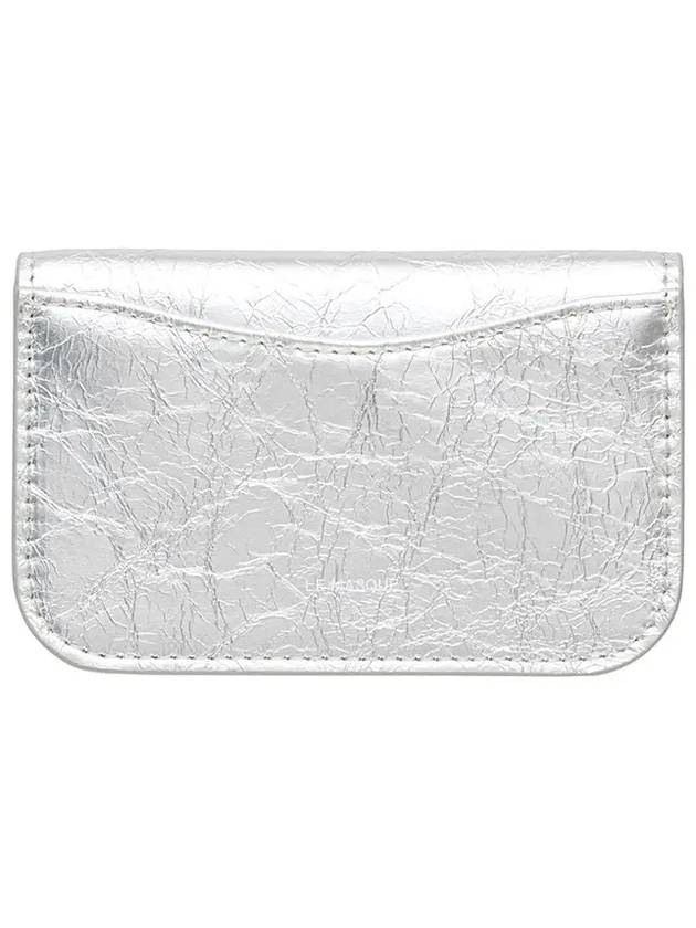 Heartlock compact business card card wallet silver - LE MASQUE - BALAAN 5