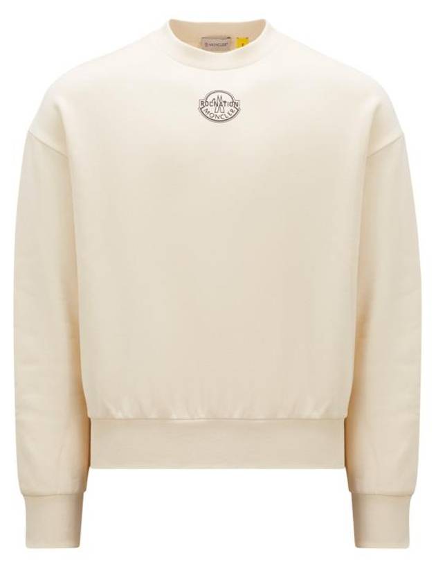 Genius Sweatshirt Ivory - MONCLER - BALAAN 1