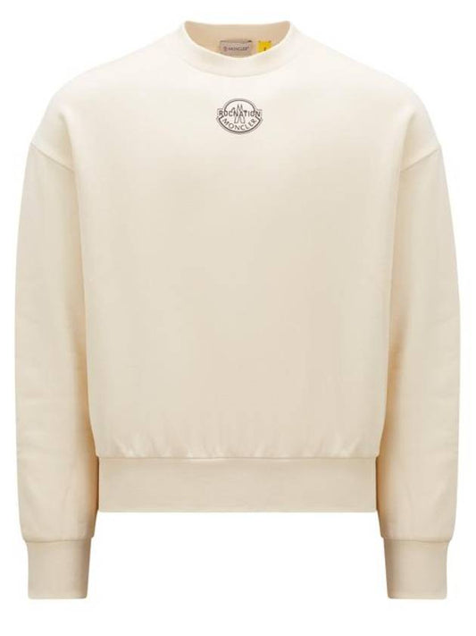 Genius Sweatshirt Ivory - MONCLER - BALAAN 1