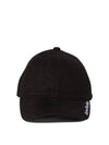 Embroidered Logo Ball Cap Black - ACNE STUDIOS - BALAAN 1