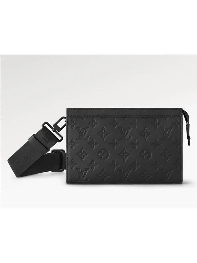 Gaston Wearable Monogram Leather Cross Bag Black - LOUIS VUITTON - BALAAN 3