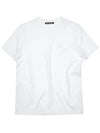 Face Patch Short Sleeve T-Shirt White - ACNE STUDIOS - BALAAN 3