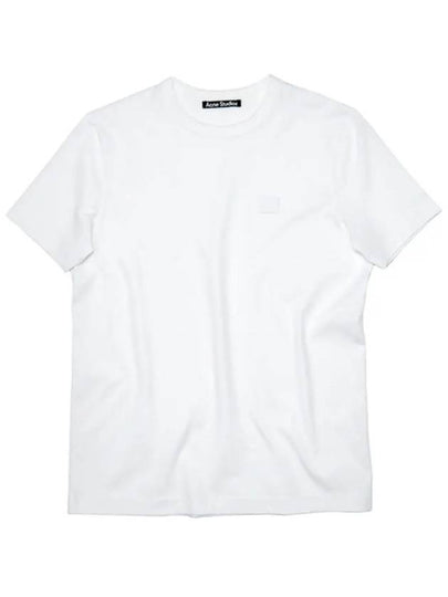 Face Patch Short Sleeve T-Shirt White - ACNE STUDIOS - BALAAN 2