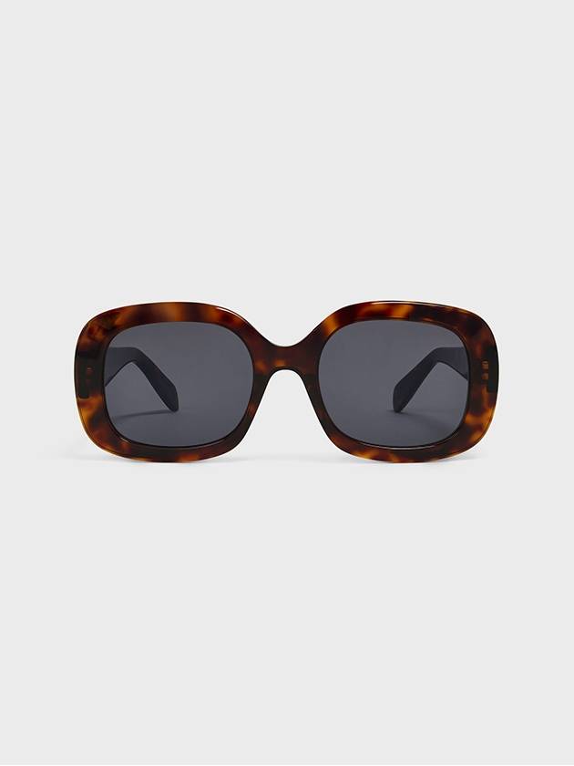 Eyewear Triomphe 10 Acetate Sunglasses Red Havana - CELINE - BALAAN 3