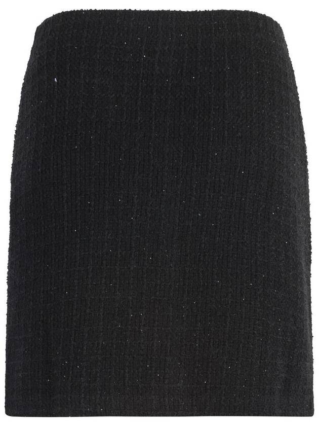 Self-Portrait 'Black Jewel Button Knit Mini' Skirt - SELF PORTRAIT - BALAAN 2