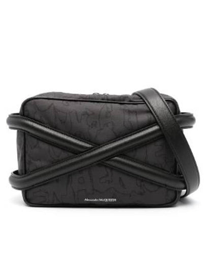 Harness Leather Detail Camera Cross Bag Black - ALEXANDER MCQUEEN - BALAAN 2