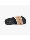 Raffia-Embroidered Logo Slippers Beige - MARNI - BALAAN 4