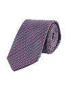 Gancini Print Silk Tie - SALVATORE FERRAGAMO - BALAAN 3