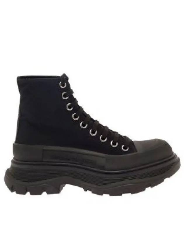 Tread Slick High Top Sneakers Black - ALEXANDER MCQUEEN - BALAAN 2