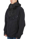 Hodded Mid-Layer Hooded Jacket Granit Black - TEN C - BALAAN 4