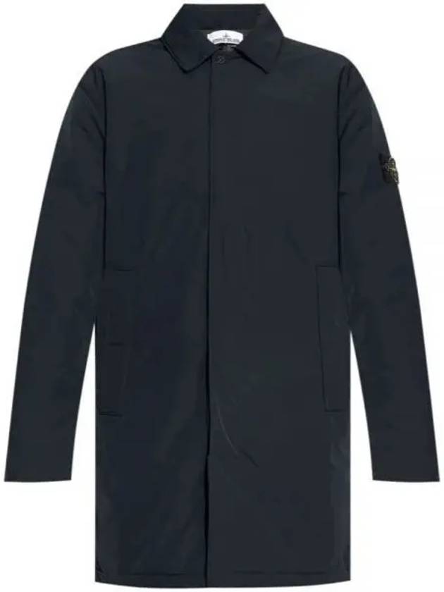 Micro Twill Single Coat Navy - STONE ISLAND - BALAAN 2