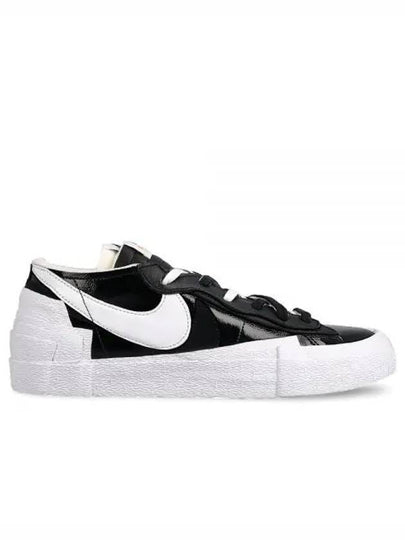 Blazer Patent Leather Low Top Sneakers Black - NIKE - BALAAN 2