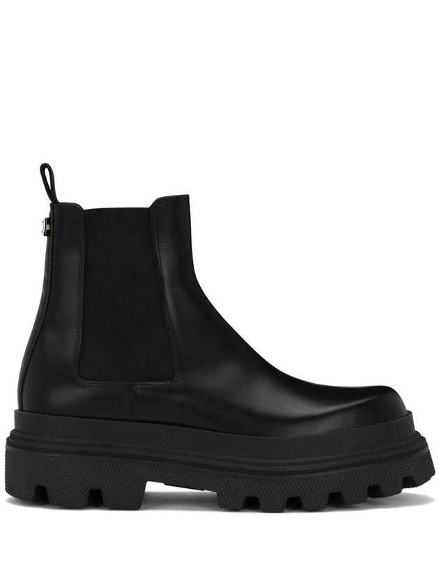 Men's Leather Chelsea Boots Black - DOLCE&GABBANA - BALAAN 2