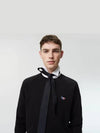 Tricolor Fox Patch Sweatshirt Black - MAISON KITSUNE - BALAAN 6