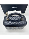 Vanity Top Handle Rectangular Black - CHANEL - BALAAN 4