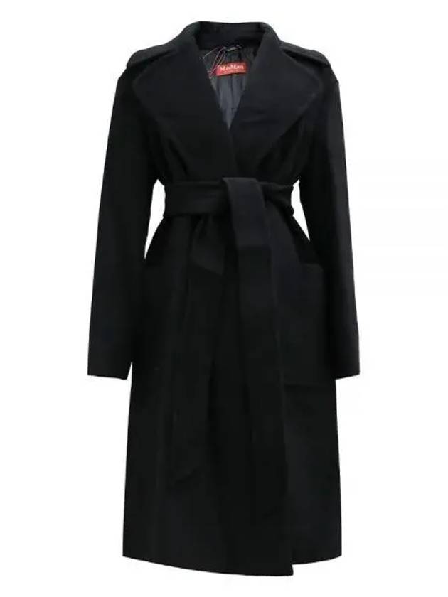 Bernard Single Coat Black - MAX MARA - BALAAN 2