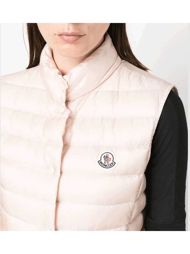 Women s Rihanna logo patch padded vest 1A10200 53048 529 - MONCLER - BALAAN 4