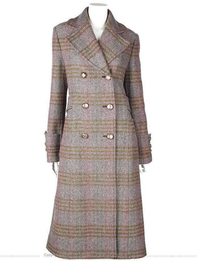 Gold Button Back Point Coat Brown 11106hva - VIVIENNE WESTWOOD - BALAAN 1