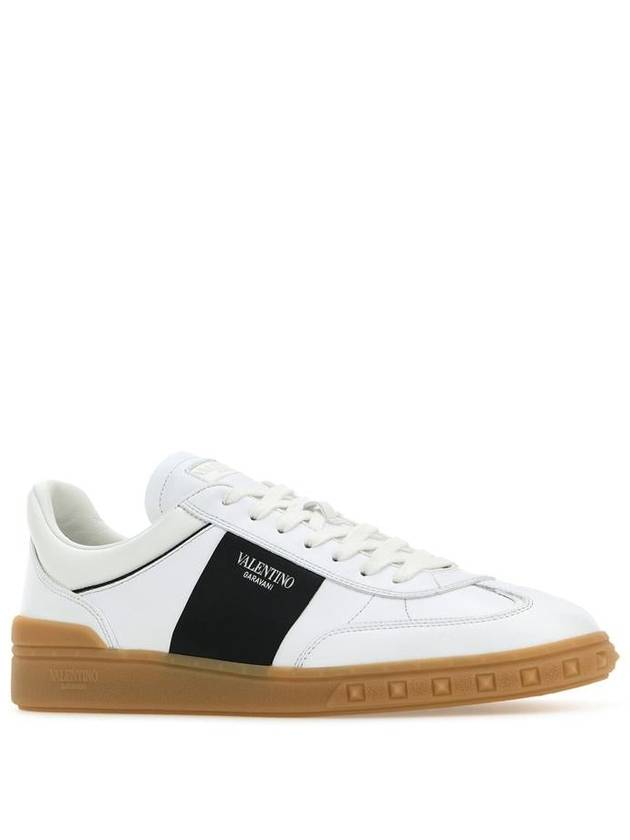 Up Village Low Top Sneakers White Black - VALENTINO - BALAAN 3