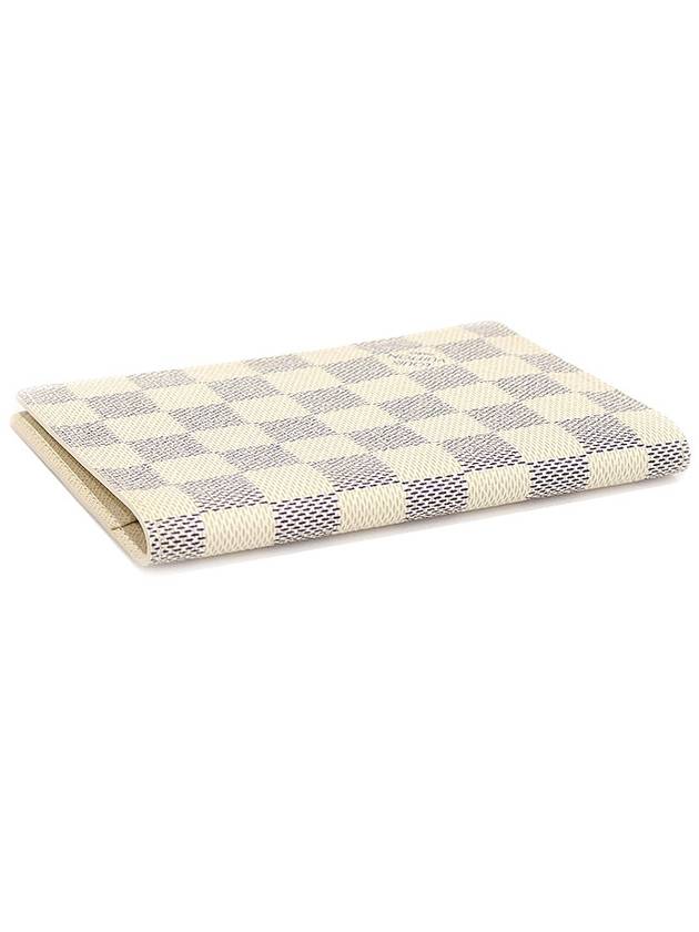 N60032 Damier Azur Canvas Passport Cover Wallet - LOUIS VUITTON - BALAAN 4