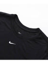 Sportswear Essentials Crop Short Sleeve T-Shirt Black - NIKE - BALAAN 4