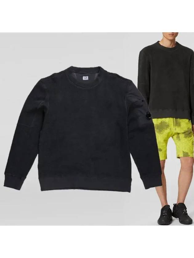 Lens Crew Neck Sweatshirt Charcoal - CP COMPANY - BALAAN 2