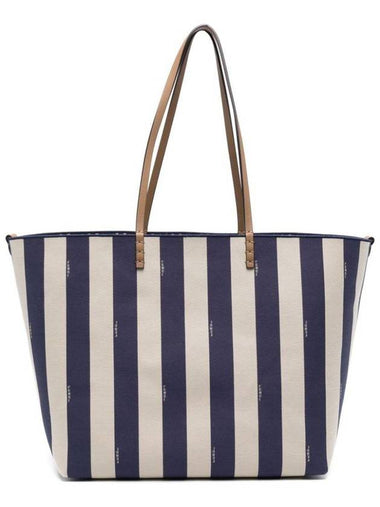 Fendi Large Roll Shopper In Pequin Striped Bags - FENDI - BALAAN 1