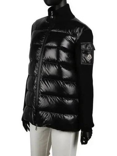 Logo patch padded cardigan 271876 - MONCLER - BALAAN 1