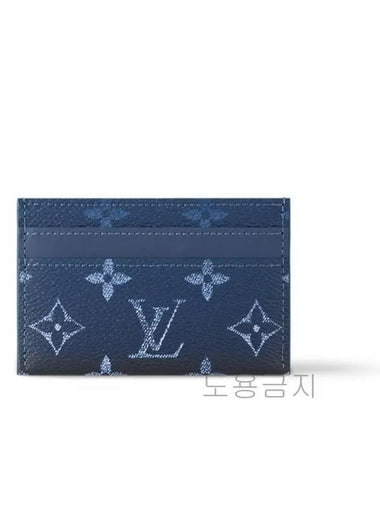 Card Wallet Men s Monogram Gradient Navy Blue Slot M11550 - LOUIS VUITTON - BALAAN 1