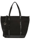 Canvass Cabas Tote Bag Black - VANESSA BRUNO - BALAAN 2