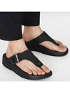 Track II Buckle Leather Toe Post Flip Flop Black - FITFLOP - BALAAN 2