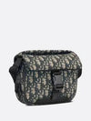 Explorer Oblique Jacquard Pouch Bag Beige Black - DIOR - BALAAN 3