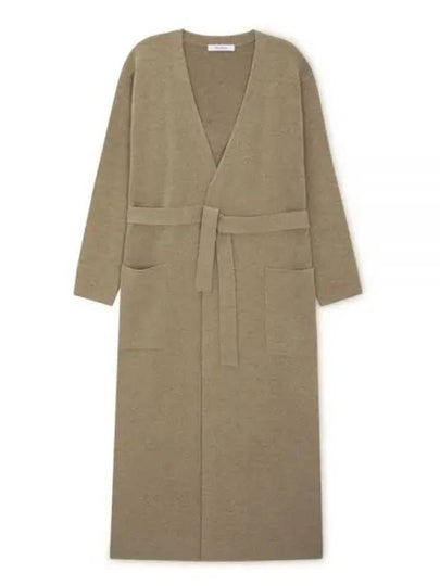 Wool Cashmere Cardigan Camel - MAX MARA - BALAAN 2