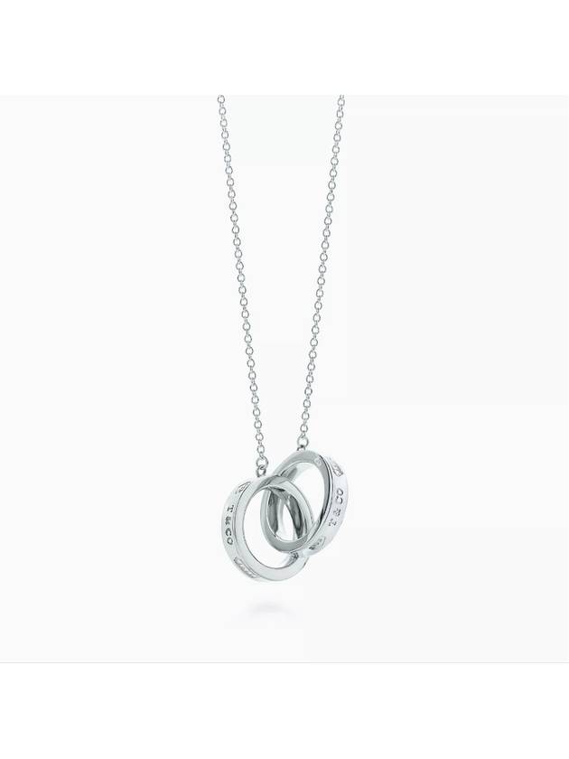 Interlocking Circle Pendant Necklace Silver - TIFFANY & CO. - BALAAN.