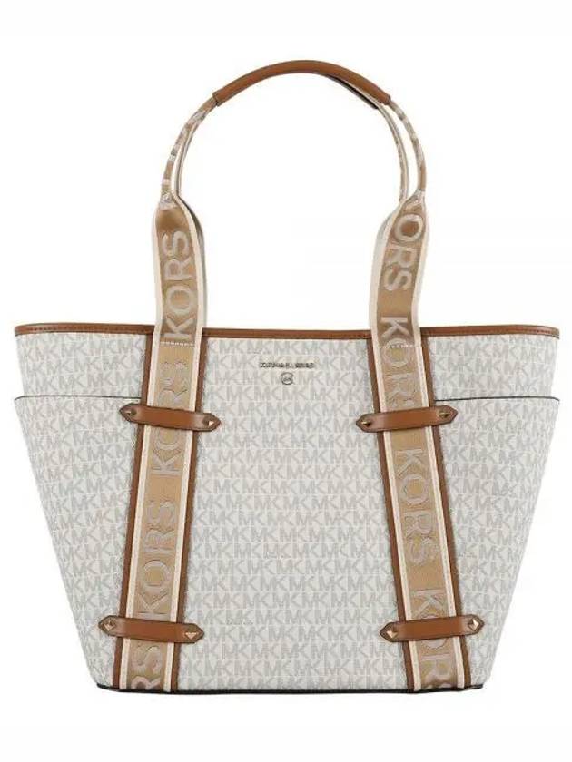 Maeve Large Logo Tote Bag Vanilla - MICHAEL KORS - BALAAN 2