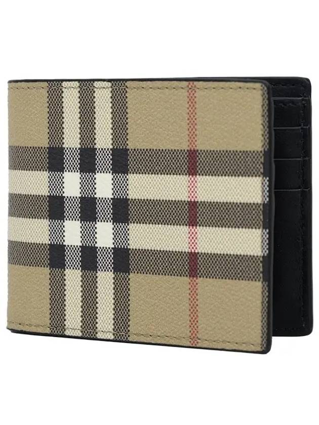 Vintage Check Slim Half Wallet Beige - BURBERRY - BALAAN 4