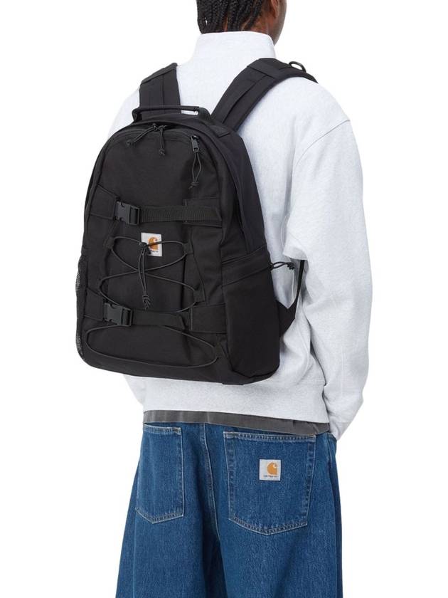 Kickflip Recycled Polyester Canvas Backpack Black - CARHARTT WIP - BALAAN 3