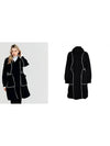 Golf women s long hood piping color matching coat black - HENRY STUART - BALAAN 2